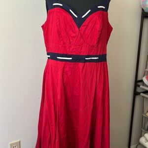 Retro Red Dress
